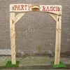 Entree boog Party Ranch Entree boog Party Ranch