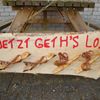 Jetzt Geth's Los uithangbord Jetzt Geth's Los uithangbord