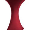 Statafelrok Stretch Bordeaux 80 cm (Exclusief statafel)