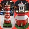 Vuurtoren met verlichting Vuurtoren met verlichting
