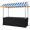 Marktkraam / Buffetkraam 2 meter met rok