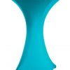 Statafelrok Stretch Turquoise 80 cm (Exclusief statafel)