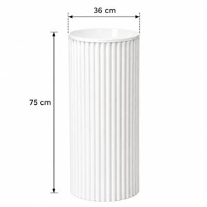 Decoratie Pilaar / Zuil / Sokkel wit 75 cm hoog Decoratie Pilaar / Zuil / Sokkel wit 75 cm hoog