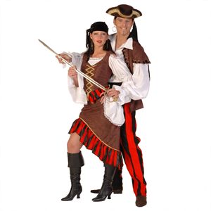 Piraten man of vrouw Kostuum 3 Piraten man of vrouw Kostuum 3