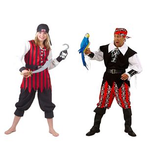 Piraten man of vrouw Kostuum 5 Piraten man of vrouw Kostuum 5