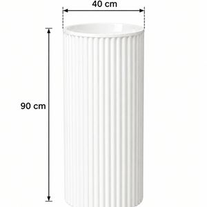Decoratie Pilaar / Zuil / Sokkel wit 90 cm hoog Decoratie Pilaar / Zuil / Sokkel wit 90 cm hoog