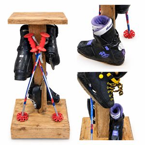 Skischoen / Schaats op sokkel Skischoen / Schaats op sokkel