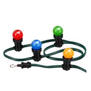 Prikkabel 25 meter Gekleurde Led Lampen