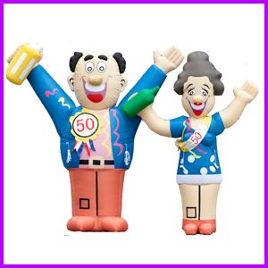  Abraham opblaasfiguur nr 5 (leeftijden 25 / 40 / 50 / 65)