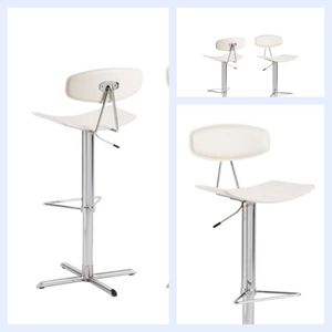 Barkruk Chrome / Wit Barkruk Chrome / Wit