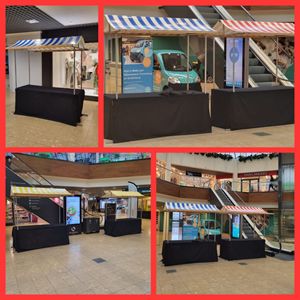 Buffetkraam / Marktkraam 2 meter met rok Buffetkraam / Marktkraam 2 meter met rok