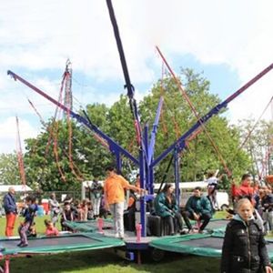 Bungee Trampoline 4 personen Groot Bungee Trampoline 4 personen Groot