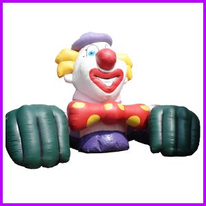 Dakclown opblaasfiguur Dakclown opblaasfiguur