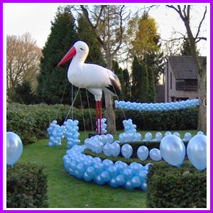 Hoera een jongen Ballondecoratie!
