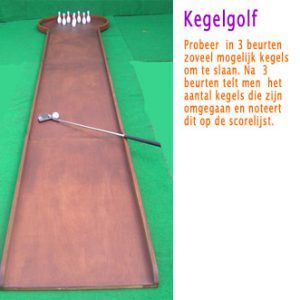 Kegelgolf baan