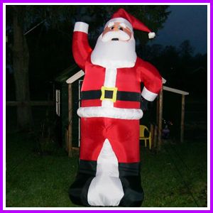 Kerstman opblaasbaar Kerstman opblaasbaar