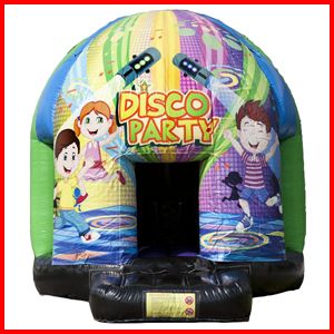 Luchtkussen Disco met Licht & Geluid overdekt 16