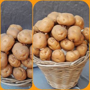 Mand met Aardappelen Decoratie