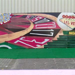 Roulette Decorwand Roulette Decorwand