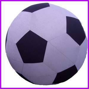 Voetbal Zwart Wit Blikvanger Voetbal Zwart Wit Blikvanger