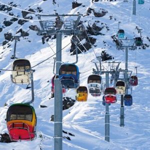 Decordoek Winterlandschap 9 Decordoek Winterlandschap 9