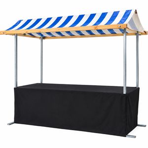 Marktkraam / Buffetkraam 2 meter met rok Marktkraam / Buffetkraam 2 meter met rok