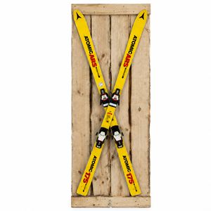 Apres ski wand met ski