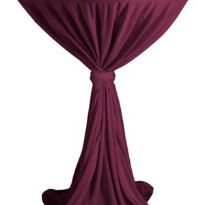 Statafelrok Bordeaux met strik (Exclusief statafel)