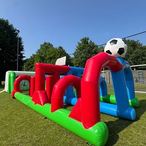 Voetbal Dribbelspel Voetbal Dribbelspel