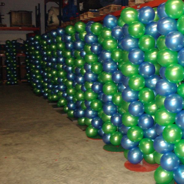 Ballonpilaar zonder Topballon voorbeeld