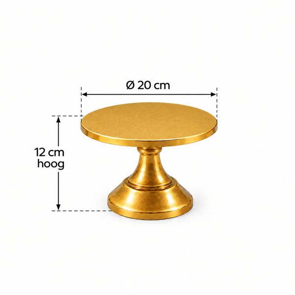 Decoratie Plateau goud Hoog 12 cm Decoratie Plateau goud Hoog 12 cm