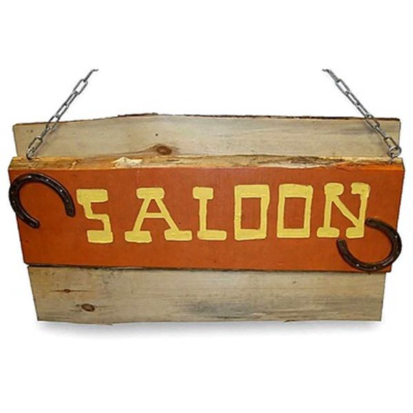 Saloon uithangbord Saloon uithangbord