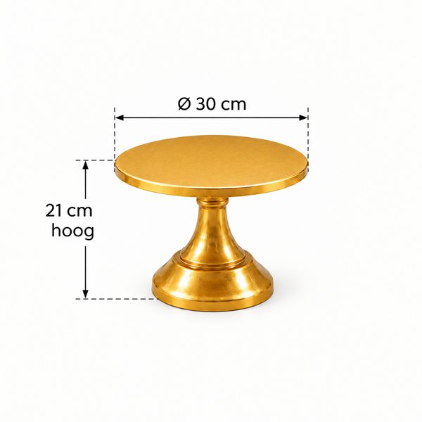 Decoratie Plateau goud Hoog 21 cm Decoratie Plateau goud Hoog 21 cm