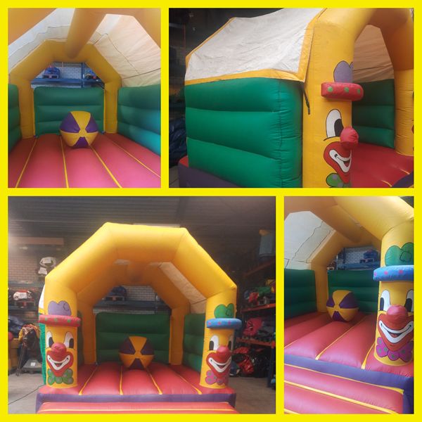 Luchtkussen Clown met Obstakel