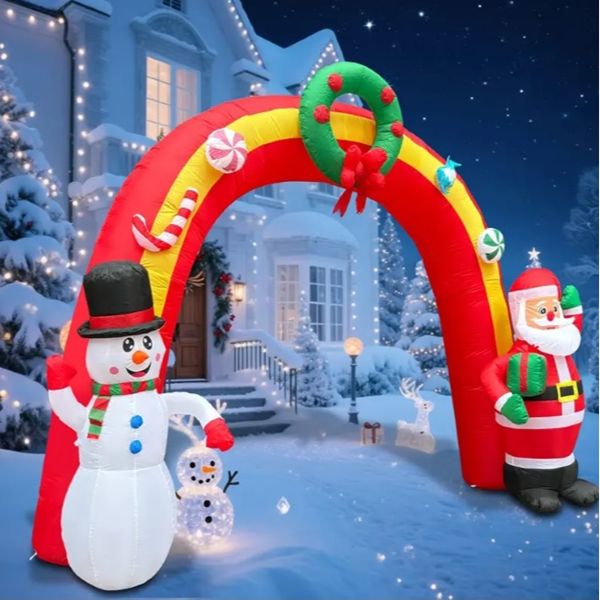 Entree Poort Kerst Opblaasbaar Entree Poort Kerst Opblaasbaar