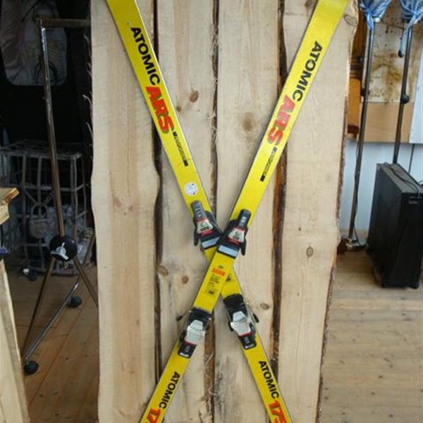 Apres ski wand met ski