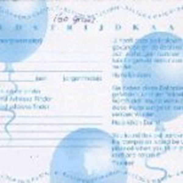 Ballonwedstrijdkaartjes