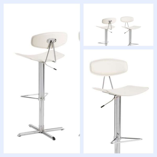 Barkruk Chrome / Wit Barkruk Chrome / Wit