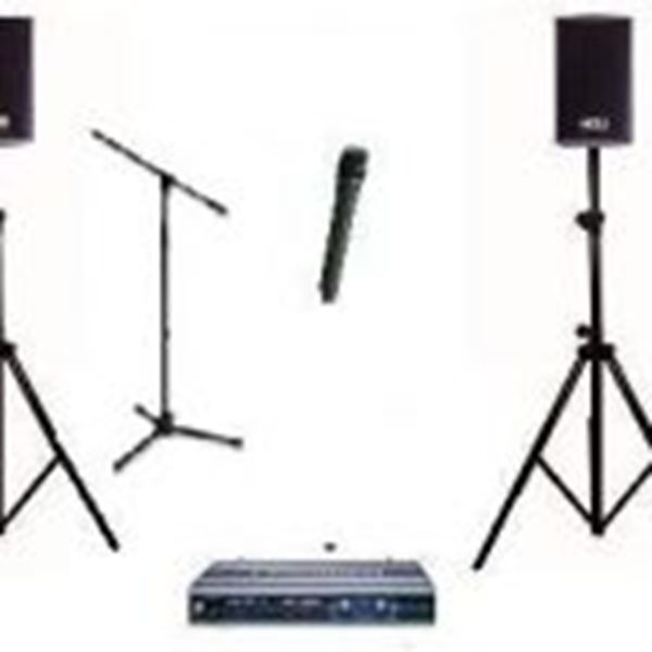 Geluidsset toespraak