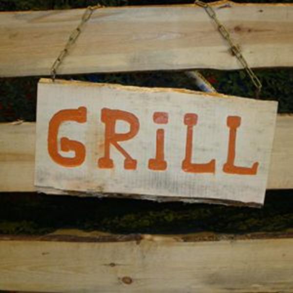 Grill uithangbord Grill uithangbord