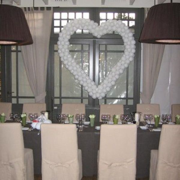 Huwelijk Ballondecoratie Hart