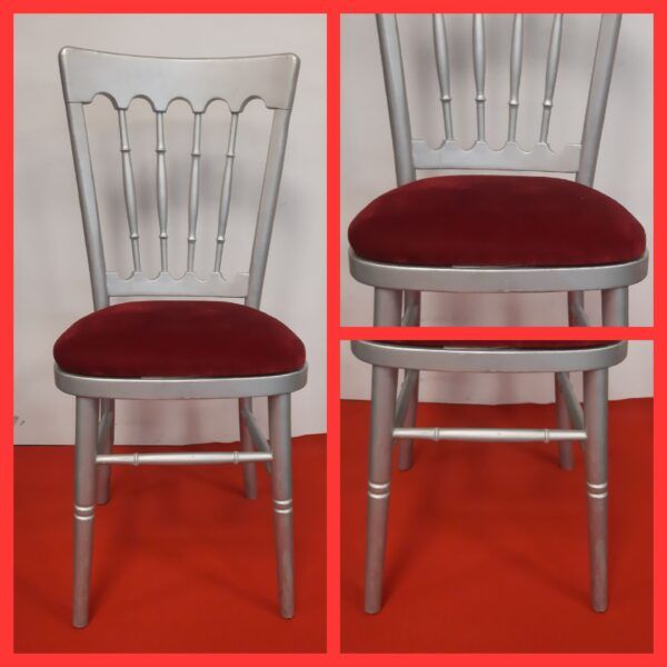 Napoleon houten stoel Rood