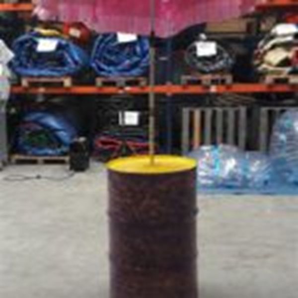 Olievat Decoratie + Raffiaparasol