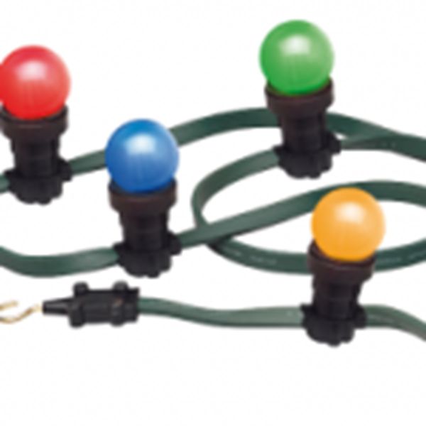 Prikkabel 10 meter Gekleurde Led lampen