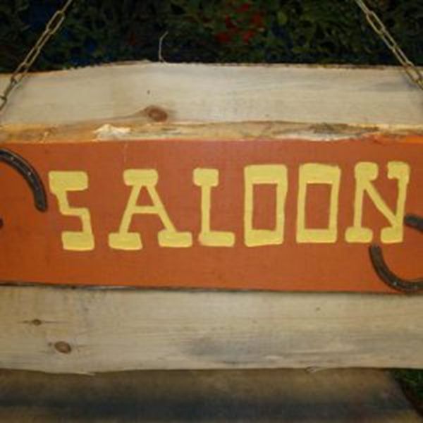 Saloon uithangbord Saloon uithangbord