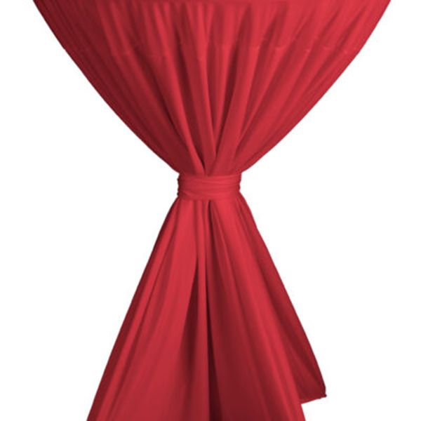 Statafelrok Rood met strik Exclusief statafel