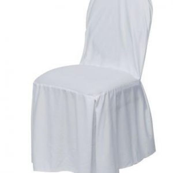 Klapstoel + Stoelhoes wit