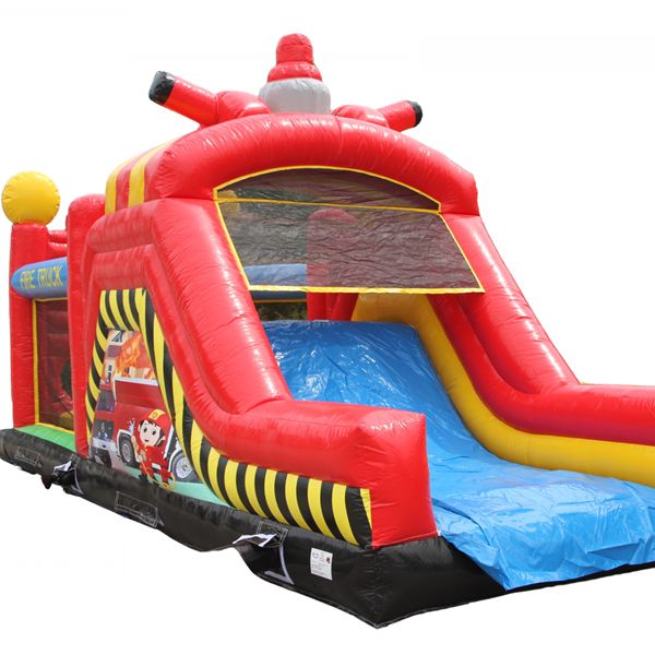 Stormbaan Brandweer met glijbaan 16