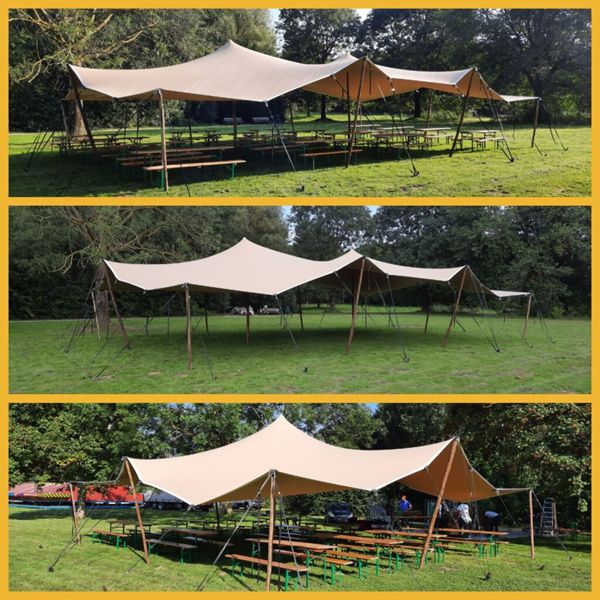 Stretchtent 4 x 4 meter 