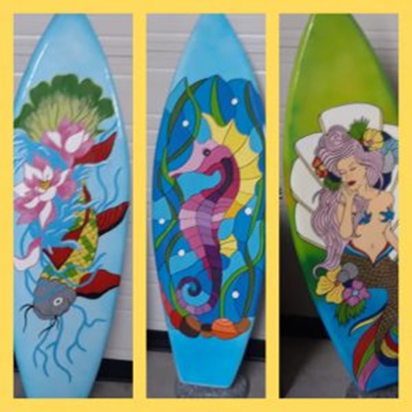 Surfplank Decoratie (Set van 3)